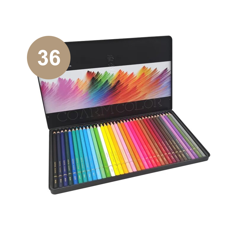 Ölbasierte Buntstifte Set – Hochpigmentierte Farbauswahl in Metallbox
