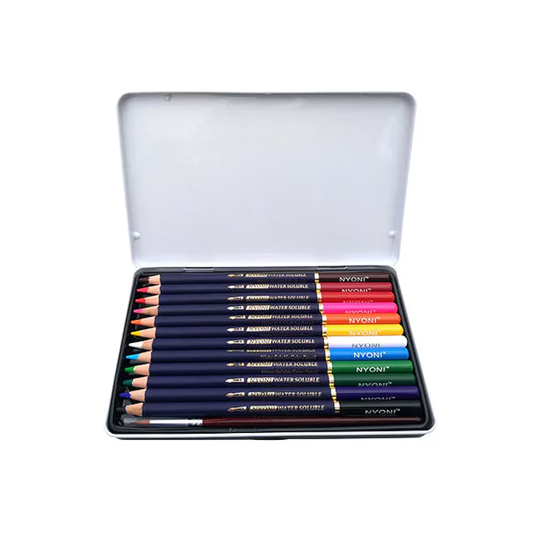 Wasserlösliche Buntstifte Set – Auswahl von 12 bis 100 Farben