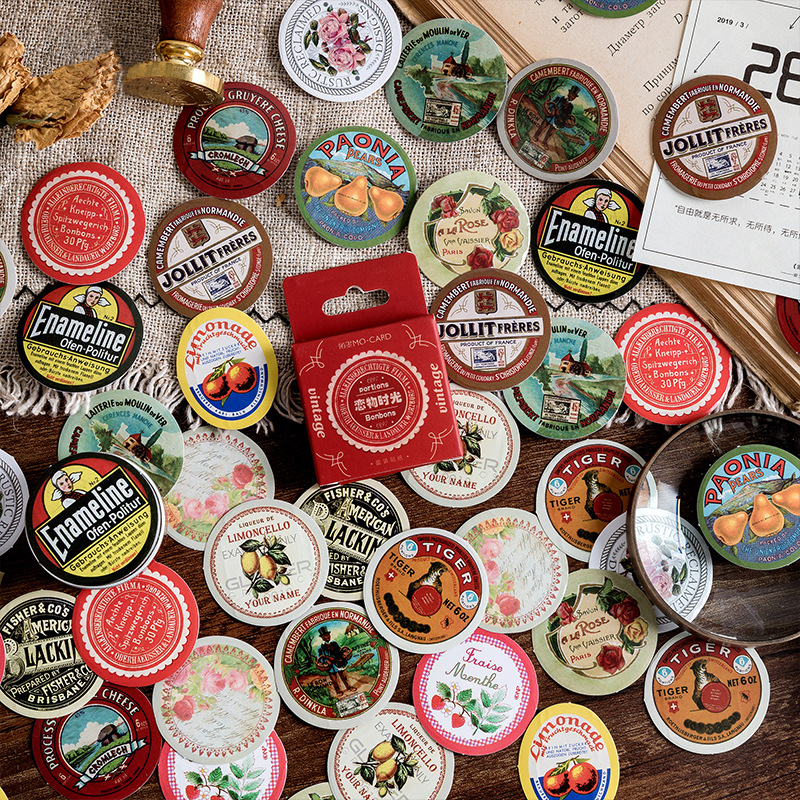 Retro Marken Sticker