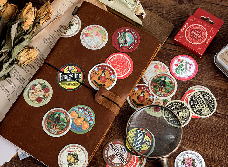 Retro Marken Sticker