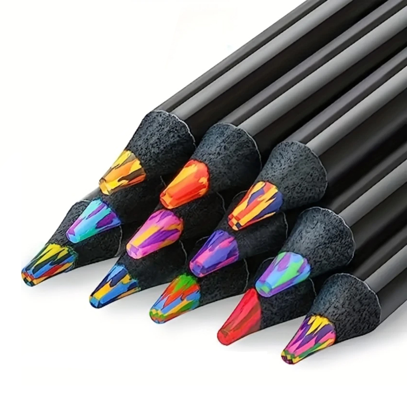 Regenbogen Farbstifte, 12er-Set – Wasserlösliche Stifte mit Farbverlauf