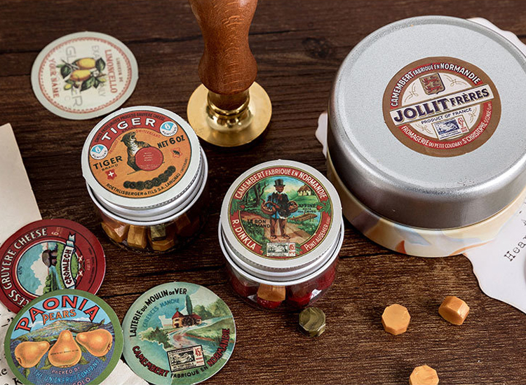 Retro Marken Sticker