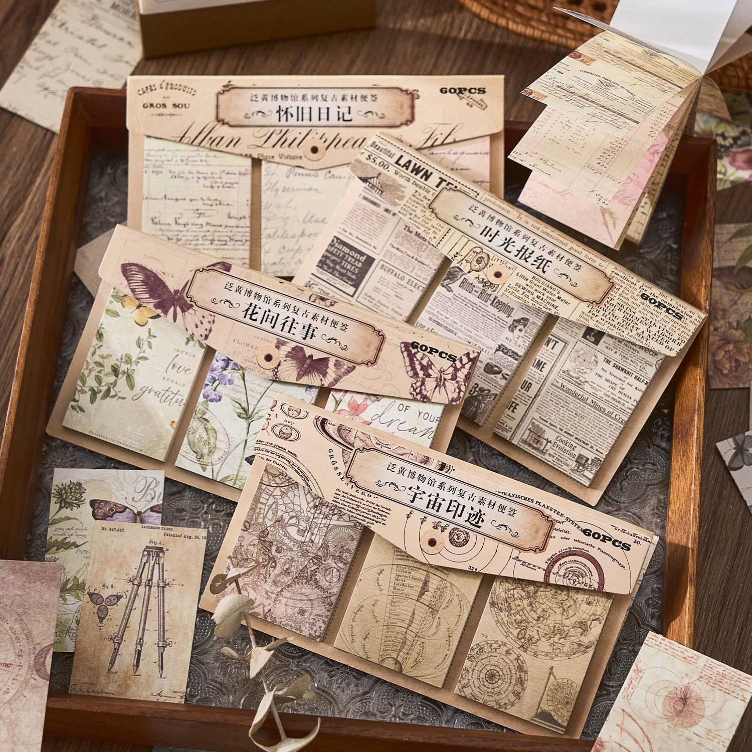 Retro Bastelpapier – 60 Blatt