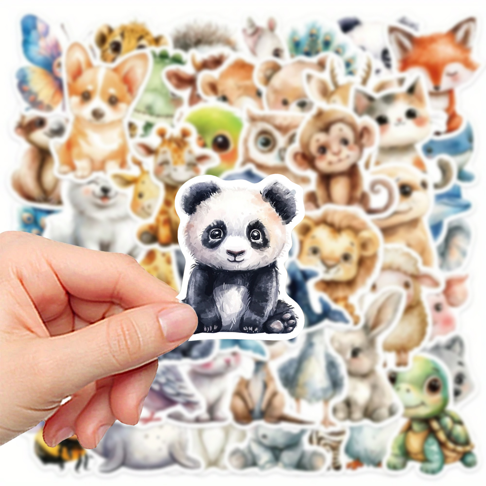 Babytiere Sticker Set – 50 Vinyl-Tiersticker selbstklebend