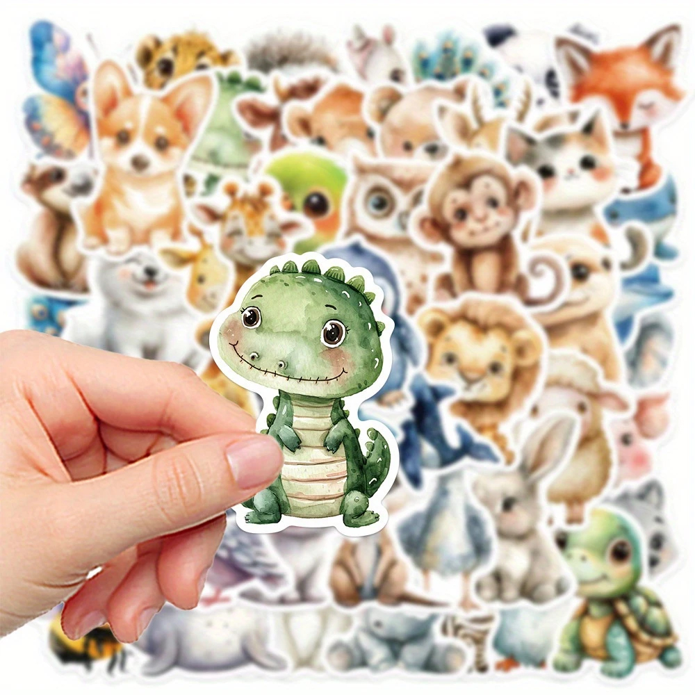 Babytiere Sticker Set – 50 Vinyl-Tiersticker selbstklebend