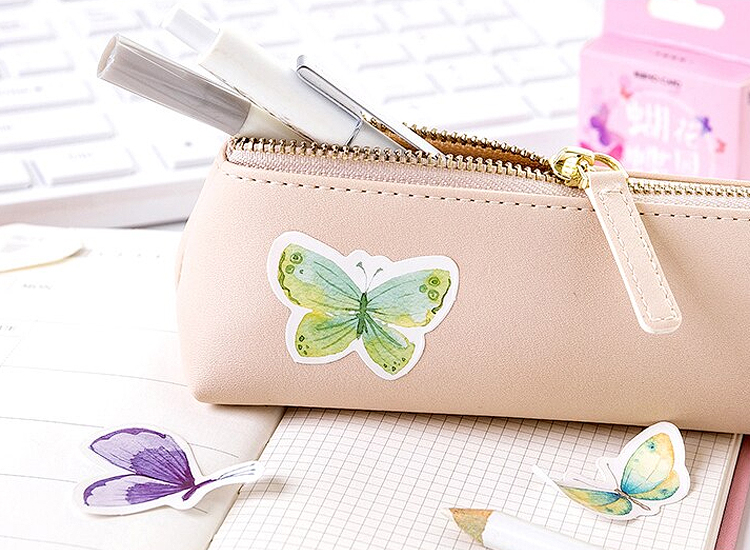 Bunte Schmetterlinge Sticker