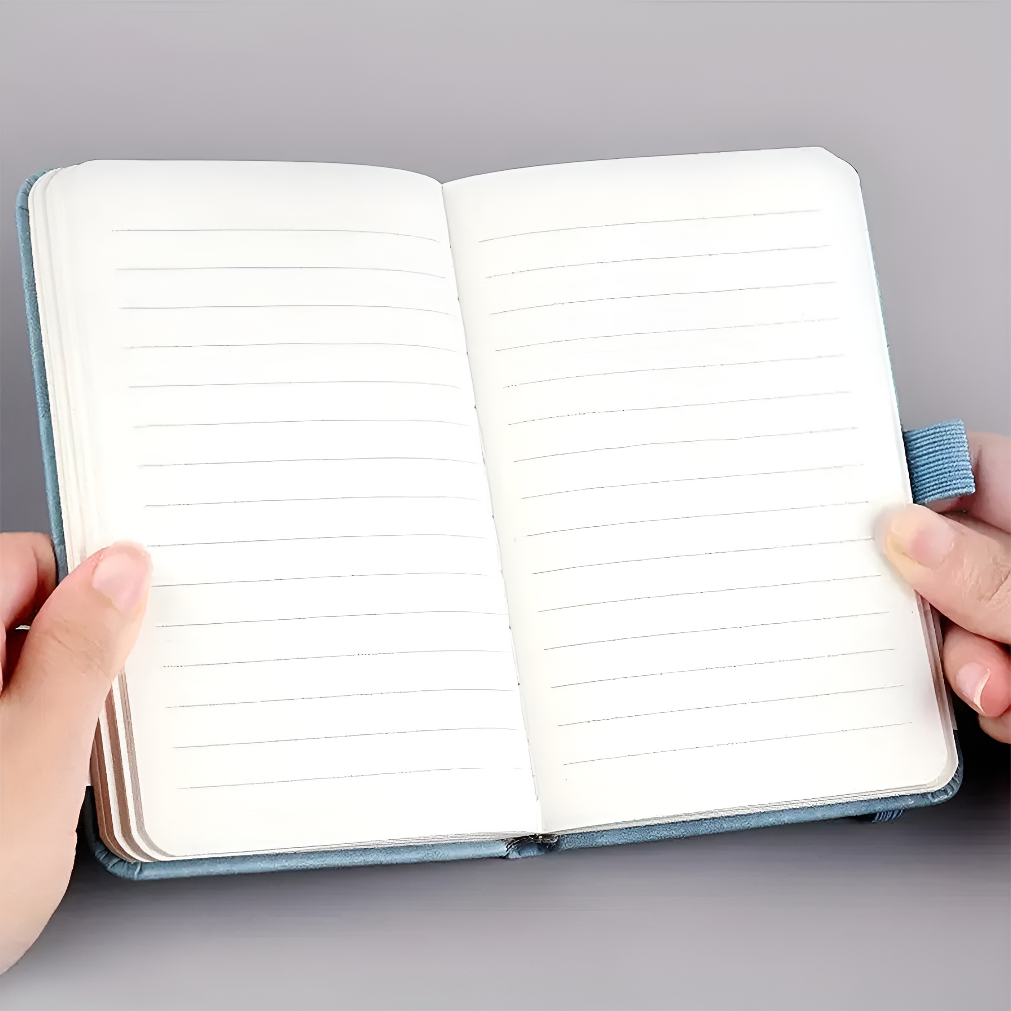 Pocket Notizbuch A7 – Kompaktes Format mit Stifthalter und 200 Seiten