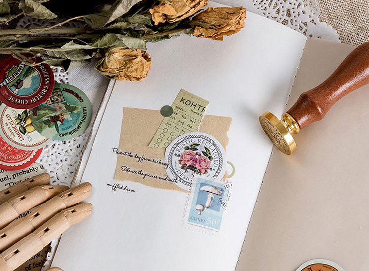 Retro Marken Sticker