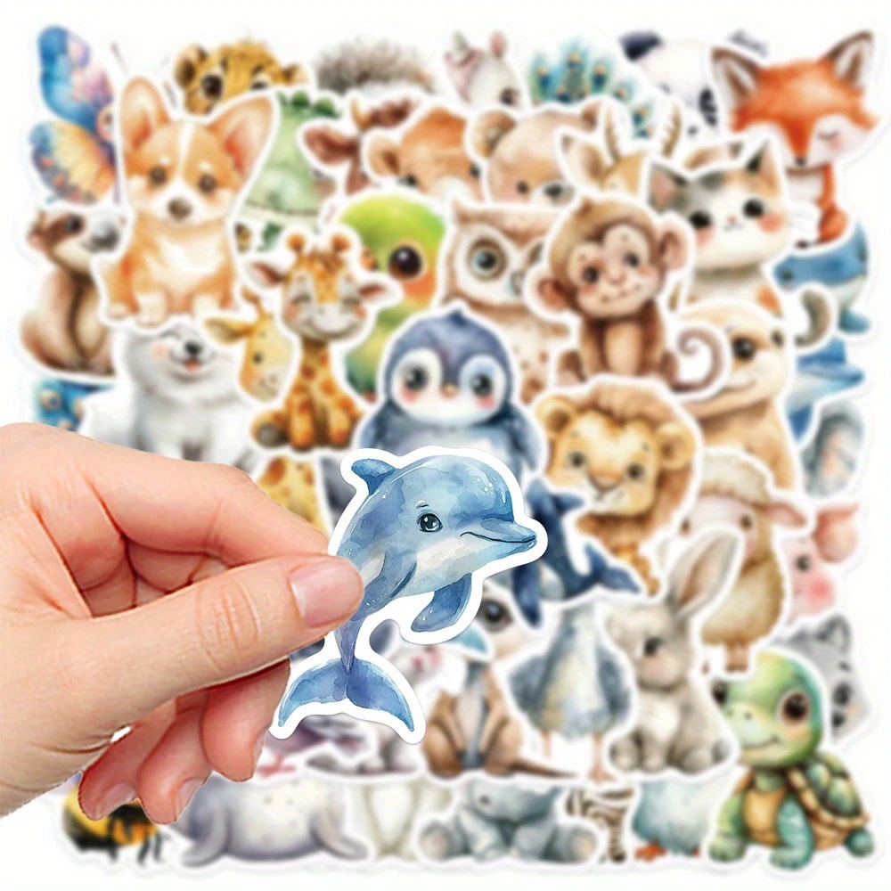 Babytiere Sticker Set – 50 Vinyl-Tiersticker selbstklebend