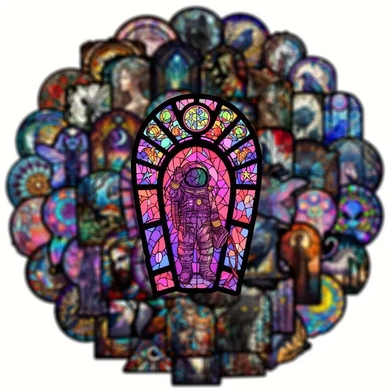 Gothic Sticker Set Tiere Natur – 50 matte Vinyl Designs